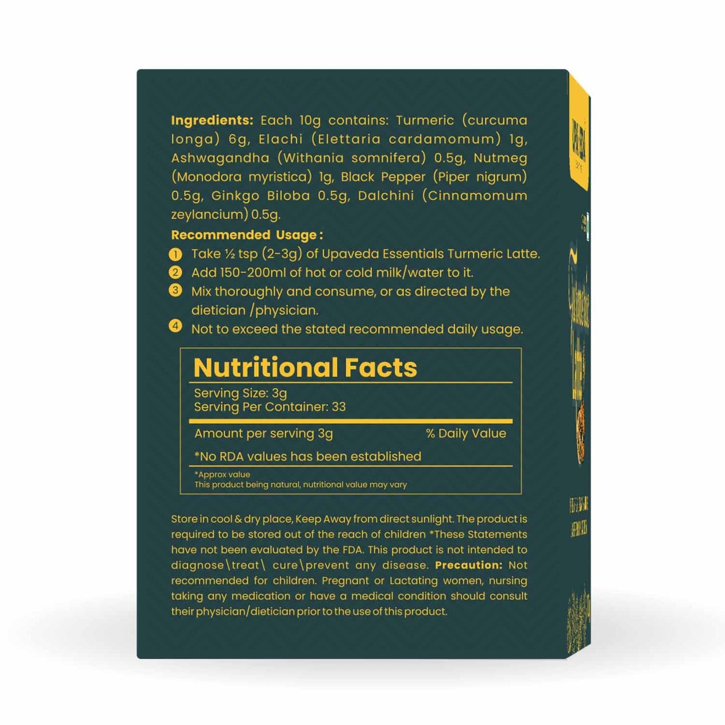 Upaveda Turmeric Latte 100g