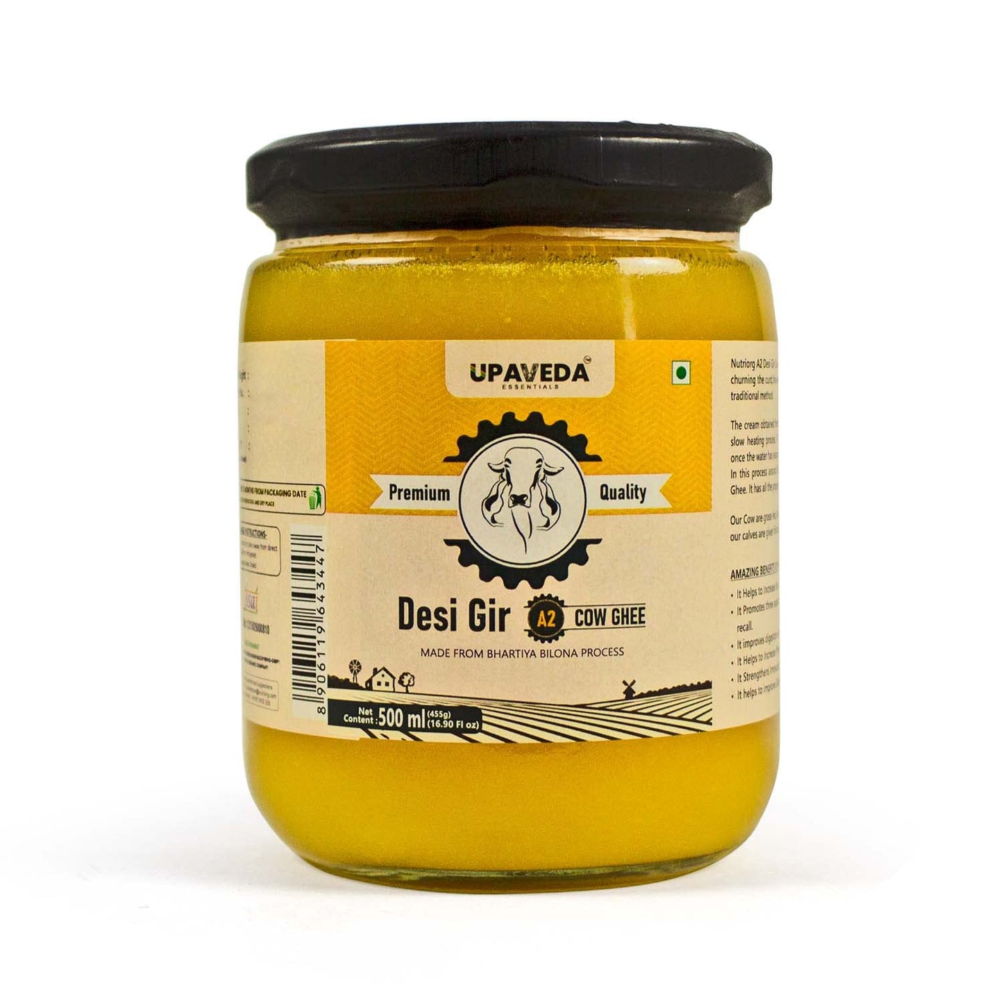 Upaveda A2 Pure Gir Cow Ghee