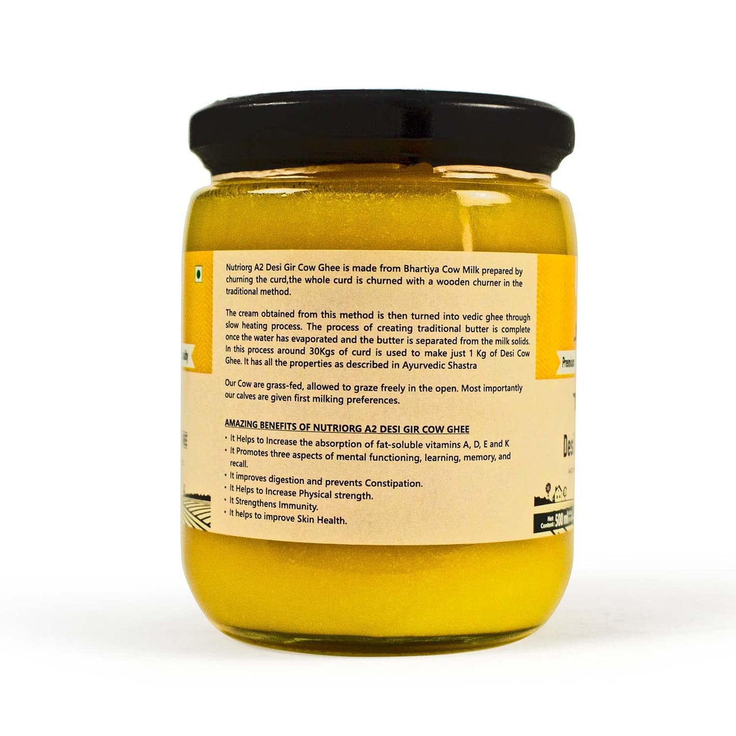 Upaveda A2 Pure Gir Cow Ghee
