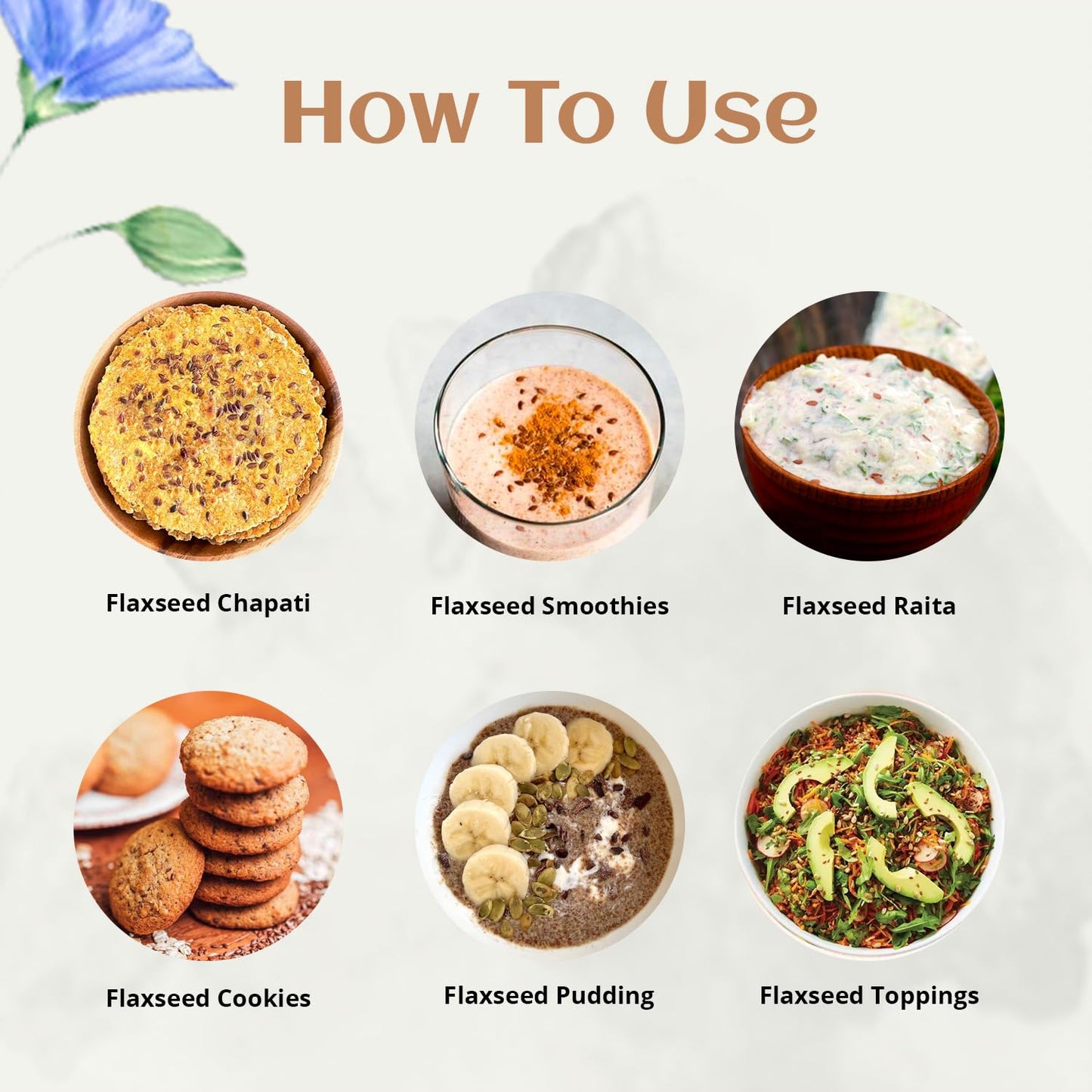 Upaveda Raw Flaxseed 1000gm