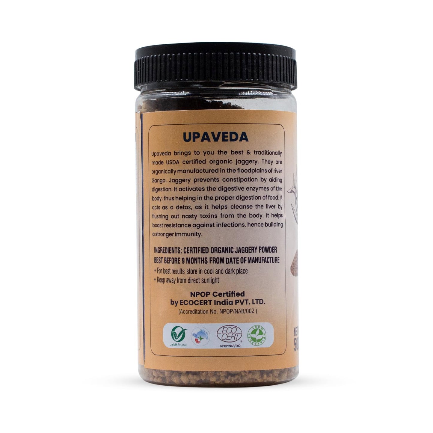 Upaveda Organic Jaggery Powder 500gm