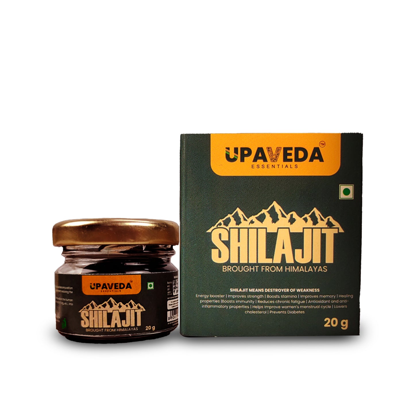 Upaveda Shilajit/Shilajeet Resin 20g